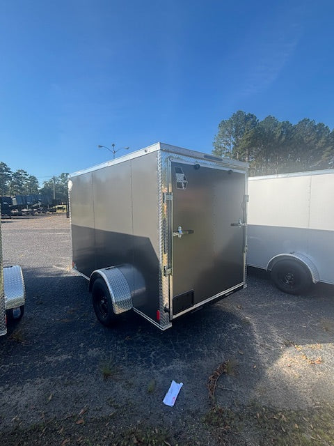 6x10 SA Cargo Enclosed Trailer - Charcoal